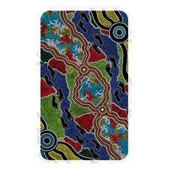 Authentic Aboriginal Art - Walking The Land Memory Card Reader (rectangular) by hogartharts