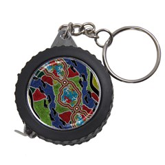 Authentic Aboriginal Art - Walking The Land Measuring Tape by hogartharts