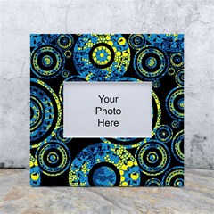 Authentic Aboriginal Art - Circles (paisley Art) White Box Photo Frame 4  X 6  by hogartharts