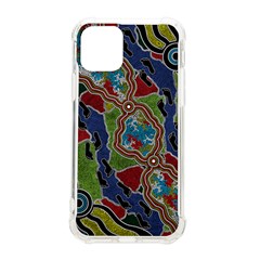 Authentic Aboriginal Art - Walking The Land Iphone 11 Pro 5 8 Inch Tpu Uv Print Case by hogartharts