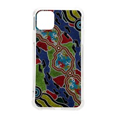 Authentic Aboriginal Art - Walking The Land Iphone 11 Pro Max 6 5 Inch Tpu Uv Print Case by hogartharts