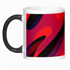 Abstract Fire Flames Grunge Art, Creative Morph Mug by nateshop