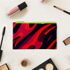 Abstract Fire Flames Grunge Art, Creative Cosmetic Bag (xs) by nateshop