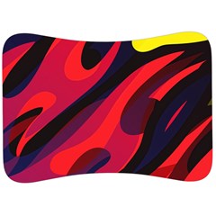 Abstract Fire Flames Grunge Art, Creative Velour Seat Head Rest Cushion by nateshop