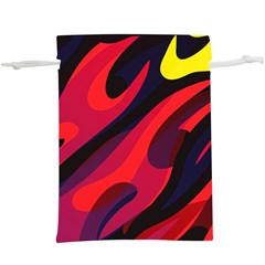 Abstract Fire Flames Grunge Art, Creative Lightweight Drawstring Pouch (xl) by nateshop