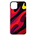 Abstract Fire Flames Grunge Art, Creative iPhone 12/12 Pro TPU UV Print Case Front