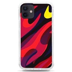 Abstract Fire Flames Grunge Art, Creative Iphone 12 Mini Tpu Uv Print Case	 by nateshop