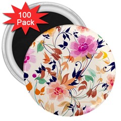 Abstract Floral Background 3  Magnets (100 Pack) by nateshop