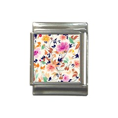 Abstract Floral Background Italian Charm (13mm) by nateshop