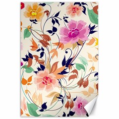 Abstract Floral Background Canvas 20  X 30  by nateshop