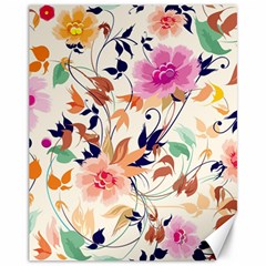 Abstract Floral Background Canvas 11  X 14  by nateshop