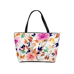 Abstract Floral Background Classic Shoulder Handbag by nateshop