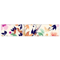 Abstract Floral Background Small Premium Plush Fleece Scarf by nateshop