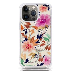 Abstract Floral Background Iphone 13 Pro Tpu Uv Print Case by nateshop