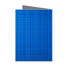 Blue Abstract, Background Pattern Mini Greeting Cards (pkg Of 8) by nateshop