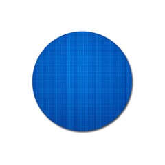 Blue Abstract, Background Pattern Magnet 3  (round) by nateshop