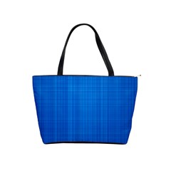 Blue Abstract, Background Pattern Classic Shoulder Handbag by nateshop