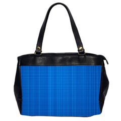 Blue Abstract, Background Pattern Oversize Office Handbag (2 Sides) by nateshop