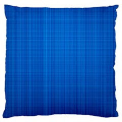 Blue Abstract, Background Pattern Large Cushion Case (two Sides) by nateshop