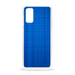 Blue Abstract, Background Pattern Samsung Galaxy S20 6 2 Inch Tpu Uv Case by nateshop