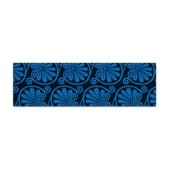 Blue Floral Pattern Floral Greek Ornaments Sticker (bumper) by nateshop