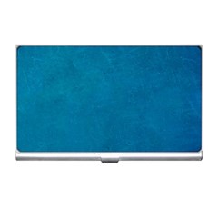 Blue Stone Texture Grunge, Stone Backgrounds Business Card Holder