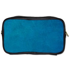 Blue Stone Texture Grunge, Stone Backgrounds Toiletries Bag (one Side) by nateshop