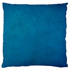 Blue Stone Texture Grunge, Stone Backgrounds Large Cushion Case (two Sides) by nateshop