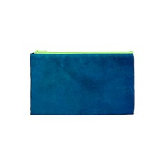 Blue Stone Texture Grunge, Stone Backgrounds Cosmetic Bag (xs) by nateshop