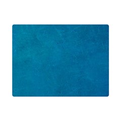 Blue Stone Texture Grunge, Stone Backgrounds Premium Plush Fleece Blanket (mini) by nateshop