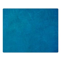 Blue Stone Texture Grunge, Stone Backgrounds Premium Plush Fleece Blanket (large)