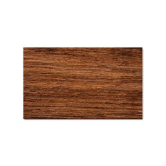 Brown Wooden Texture Sticker Rectangular (10 Pack) by nateshop