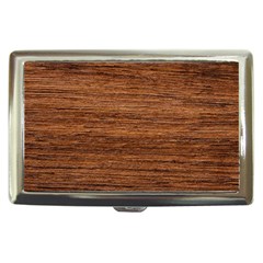 Brown Wooden Texture Cigarette Money Case