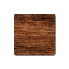 Brown Wooden Texture Square Magnet by nateshop