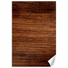 Brown Wooden Texture Canvas 24  x 36 