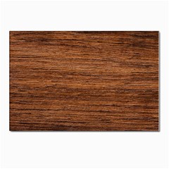 Brown Wooden Texture Postcard 4 x 6  (pkg Of 10) by nateshop