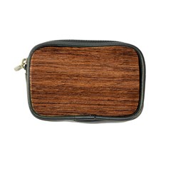 Brown Wooden Texture Coin Purse