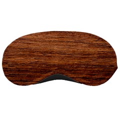 Brown Wooden Texture Sleep Mask