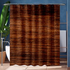 Brown Wooden Texture Shower Curtain 60  x 72  (Medium) 