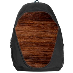 Brown Wooden Texture Backpack Bag