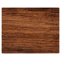 Brown Wooden Texture Two Sides Premium Plush Fleece Blanket (medium) by nateshop