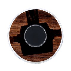 Brown Wooden Texture On-the-Go Memory Card Reader