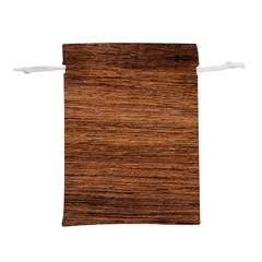 Brown Wooden Texture Lightweight Drawstring Pouch (m) by nateshop