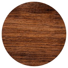 Brown Wooden Texture Round Trivet