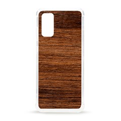 Brown Wooden Texture Samsung Galaxy S20 6 2 Inch Tpu Uv Case by nateshop