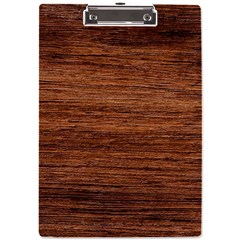 Brown Wooden Texture A4 Acrylic Clipboard by nateshop