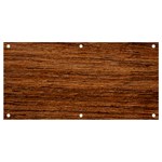 Brown Wooden Texture Banner and Sign 4  x 2  Front