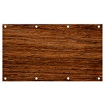 Brown Wooden Texture Banner and Sign 7  x 4  Front