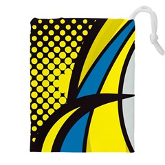 Colorful Abstract Background Art Drawstring Pouch (4xl) by nateshop