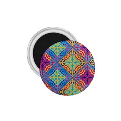 Colorful Floral Ornament, Floral Patterns 1 75  Magnets by nateshop